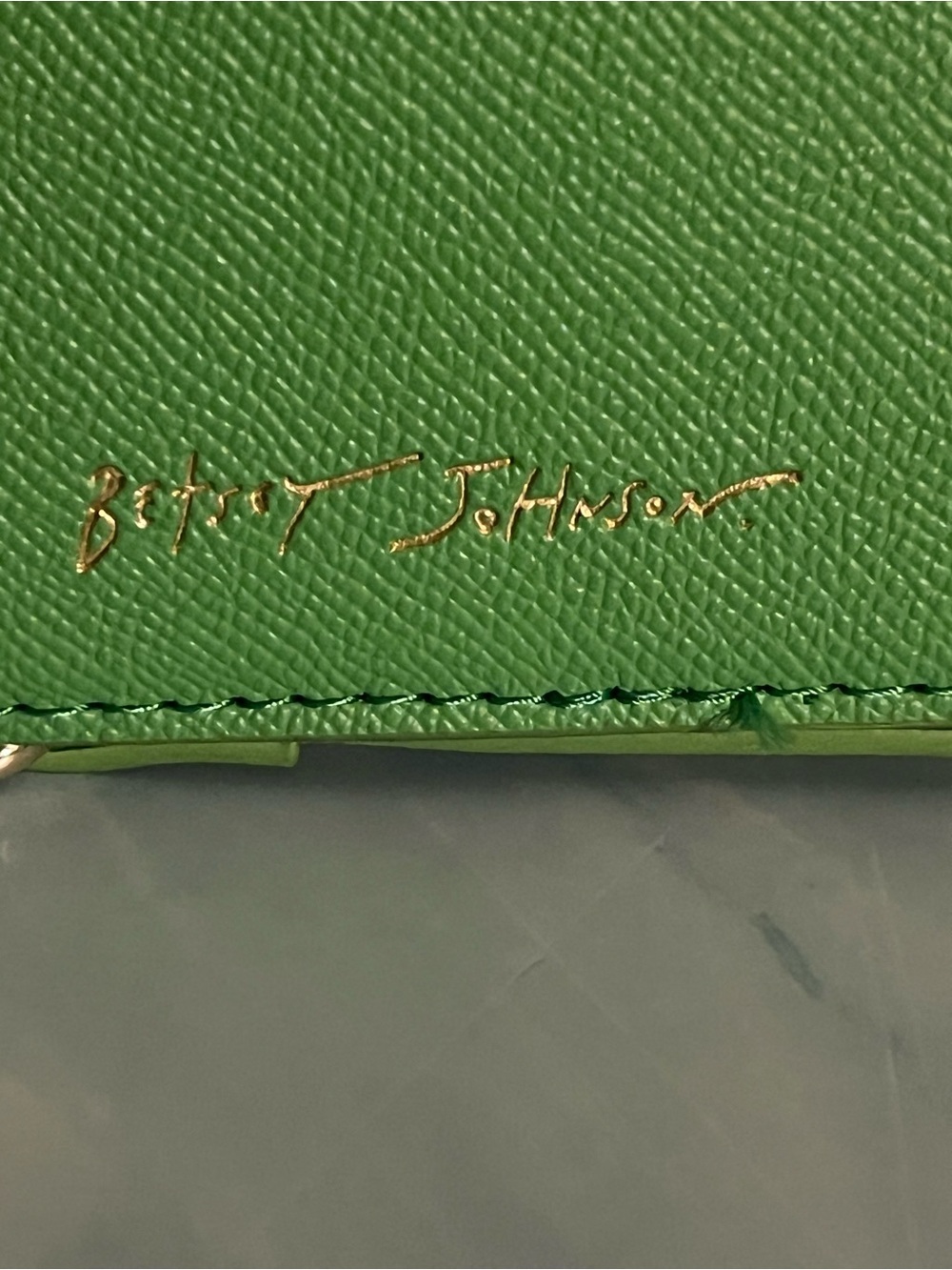 Betsey Johnson Green Floral Cactus Crossbody with Pink Tag - Picture 5 of 6